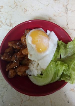 Foto resep Rice bowl Chicken Teriyaki