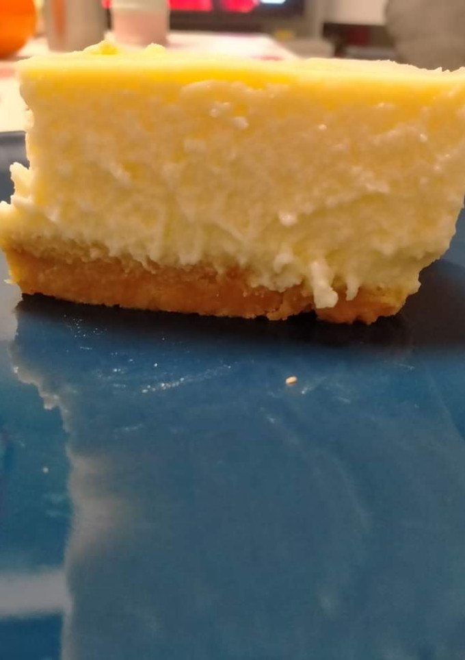 Una foto de Tarta de queso sin nata, sin horno y muy fácil