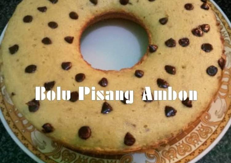 Resep Bolu Pisang Ambon Anti Gagal