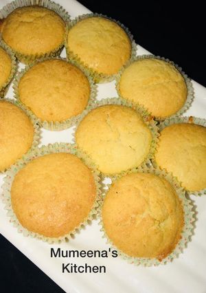 A picture of Coconut cupcakes recipe by mumeena's Kitchen.