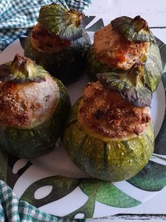 Foto di Zucchine tonde ripiene