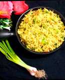Brown rice pulao (cooker recipe)