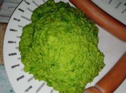 Una foto de puré de arvejas