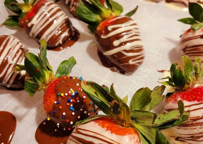 Easy Strawberry covered Chocolate