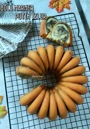 Foto resep Bolu Marmer Putih Telur