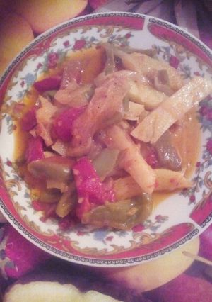 صورة لوصفة شكشوكة الخضر