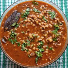 A picture of White Cowpeas Masala Curry.