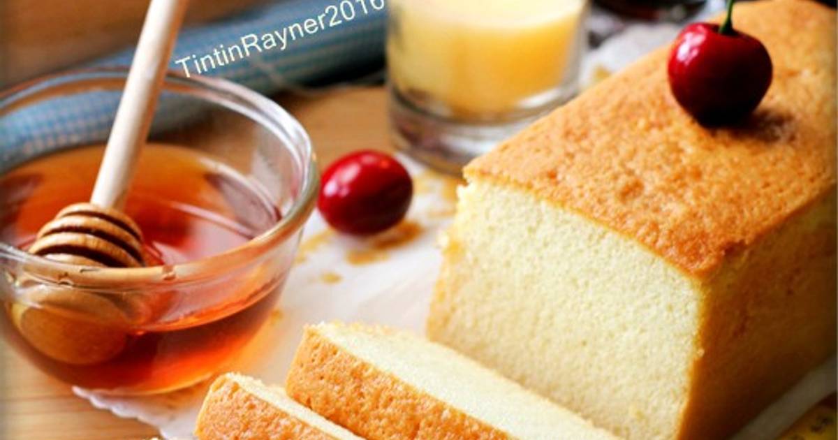 Resep Castella Traditional Japanese Honey Sponge Cake no SP/BP aka