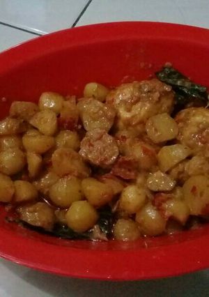 Foto resep Sambel goreng kentang telor balado