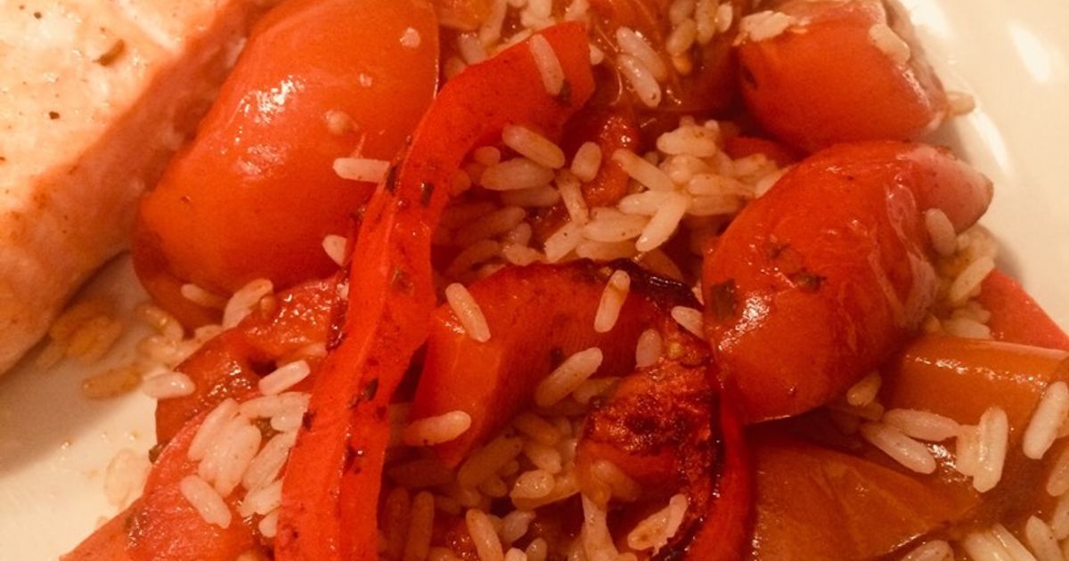 Balsamic Roasted Veggie Rice Recipe by Sonia - Cookpad