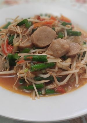 Foto resep Tumis Tauge Kacang Panjang