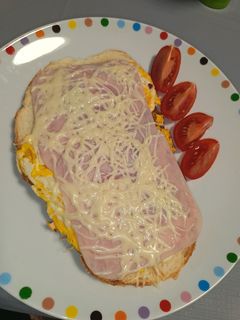Sonkás-tojásos szendvics recept fotója
