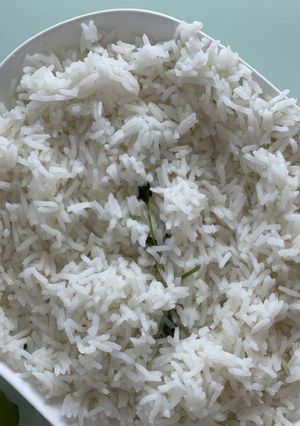 Una foto de Arroz blanco