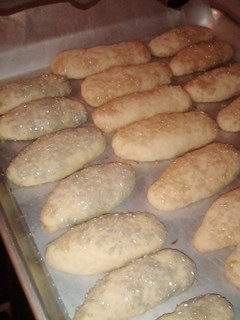 A picture of Lady fingers.