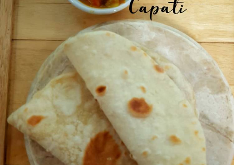 Langkah memasak Capati (roti india) yang mudah