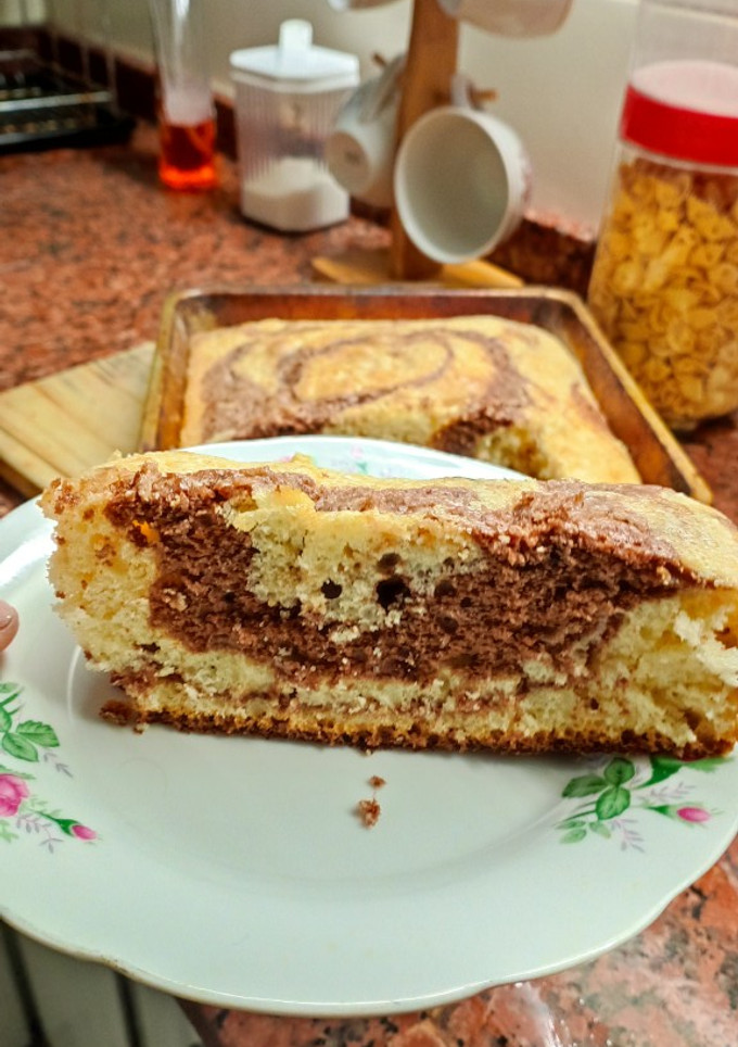 Una foto de Torta marmolada muy rica y fácil