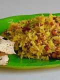 Green raw mango rice