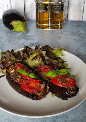 Une photo de Aubergines farcies aux lentilles