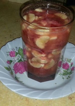 صورة لوصفة عصير موز بالفرولة