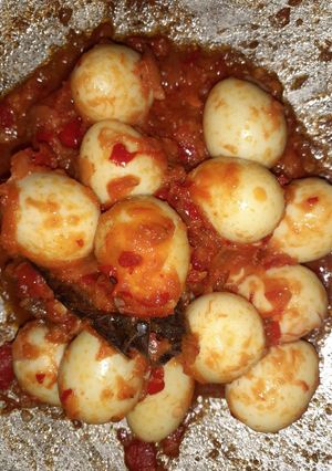 Foto resep Telur Puyuh Sambel Pedas Merah