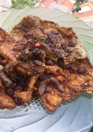 Foto resep Egg with Caramelized onion
