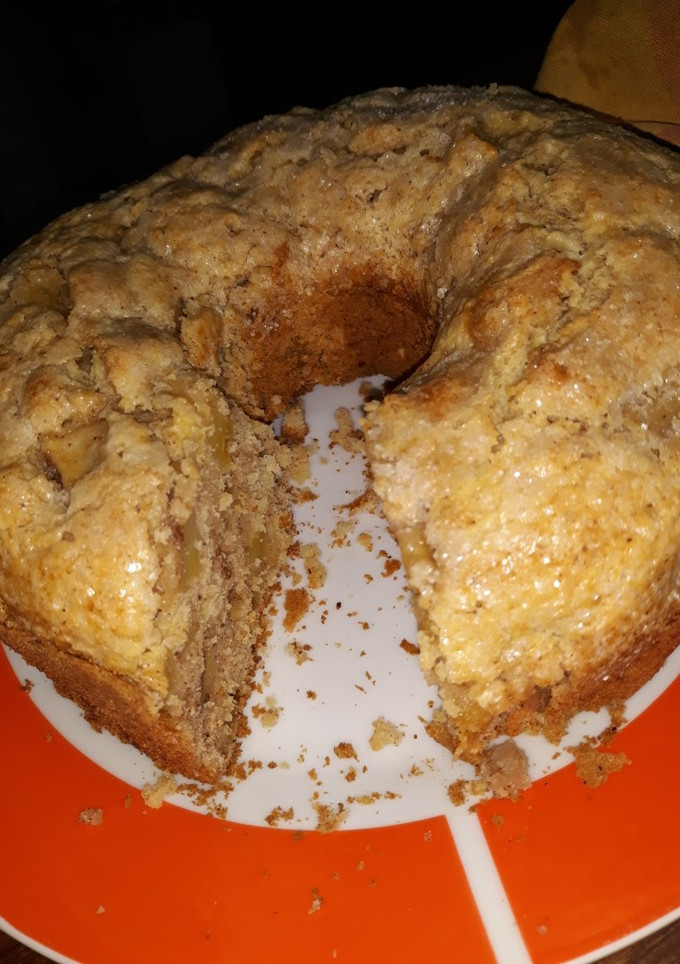 Una foto de Torta de manzanas y Canela