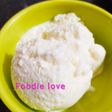 Tender coconut granules Icecream