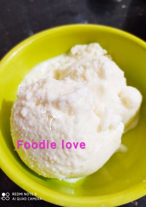 A picture of Tender coconut granules Icecream.
