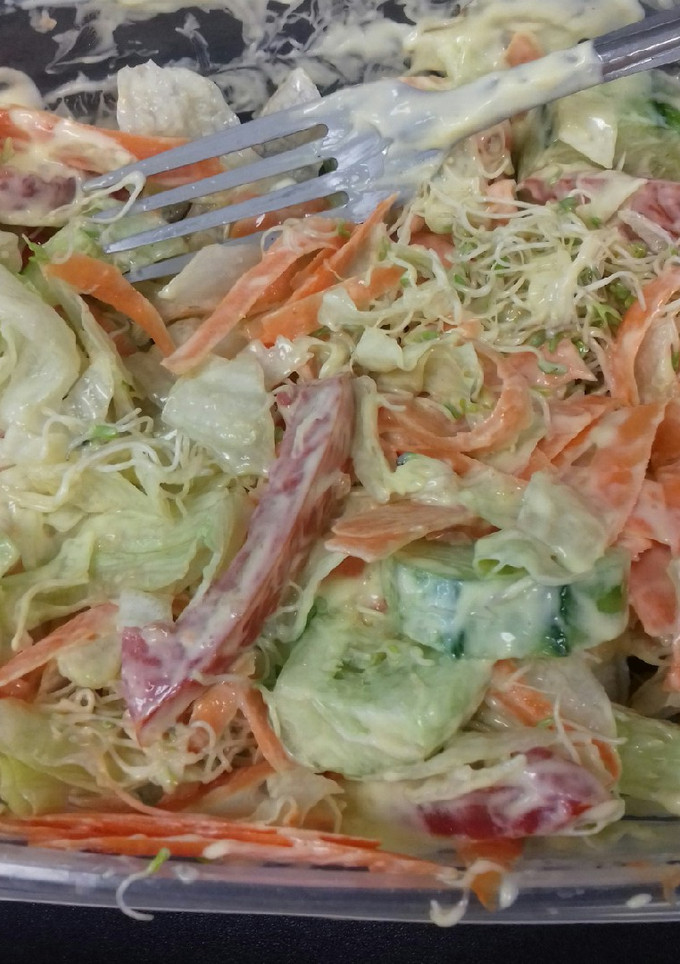 Una foto de Ensalada cremosita
