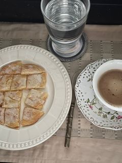 รูปของ Roti with butter, milk & sugar by Air fryer โรตีใส่เนย, นม & น้ำตาล