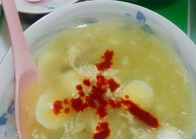 Recipe of Homemade Chiken_corn_soup