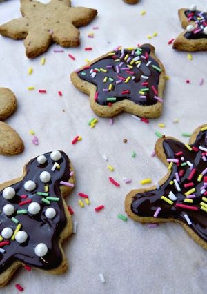 Una foto de Galletas de Navidad Saludables y Veganas