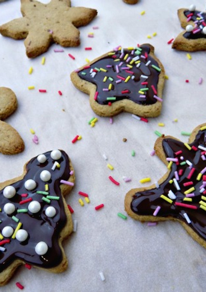 Una foto de Galletas de Navidad Saludables y Veganas