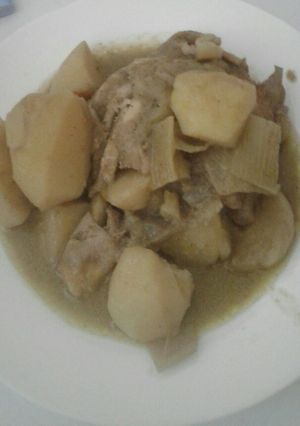 صورة لوصفة بطاطا دجاج وبسباس