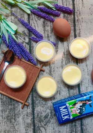 Hình của món Ăn Dặm - Bánh Flan lò vi sóng.