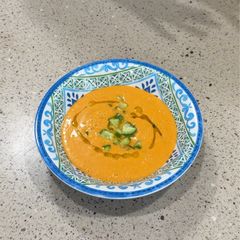 A picture of Spanish Gazpacho | traditional summer gazpacho.