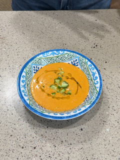 A picture of Spanish Gazpacho | traditional summer gazpacho.
