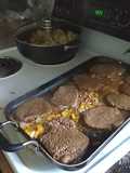 Cube steak en salsa negra