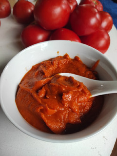Una foto de Salsa de tomates para pizza