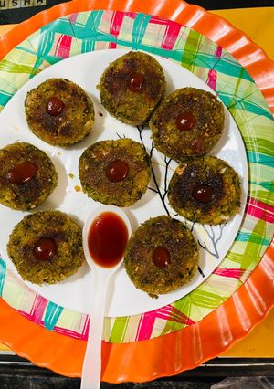 A picture of Cluster beans cheese cutlets.
