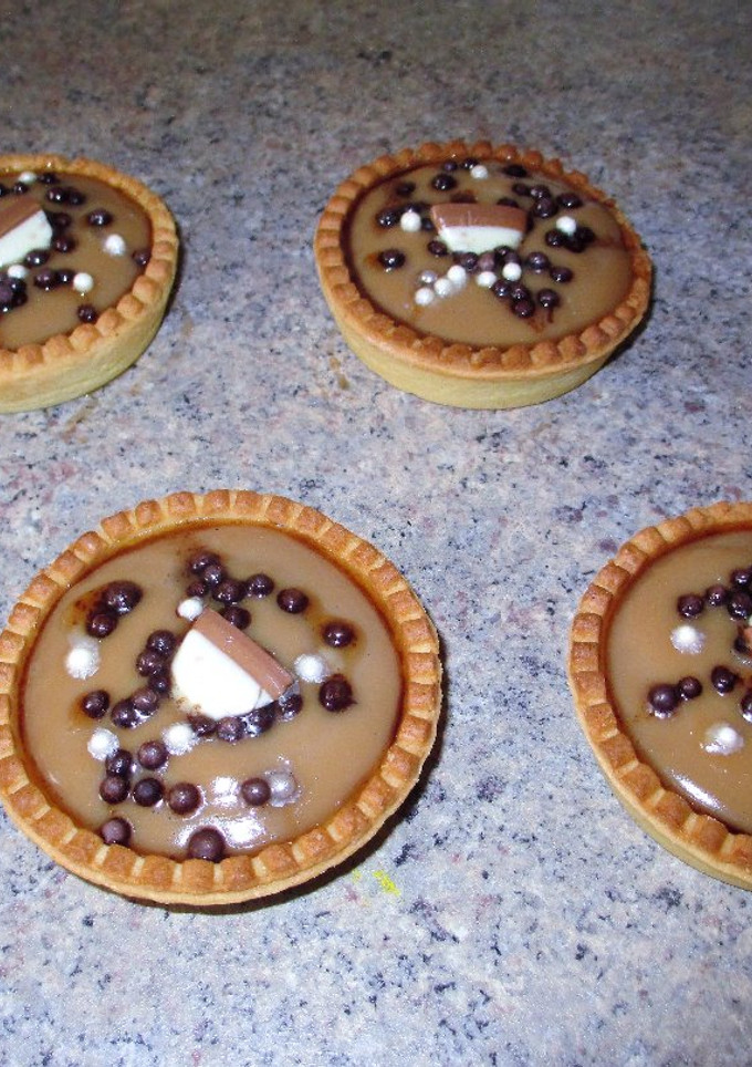 Una foto de Tartaletas con pudín de café al ron