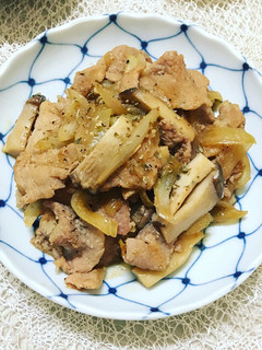 烤肉醬炒洋蔥豬肉 的食譜成品照片