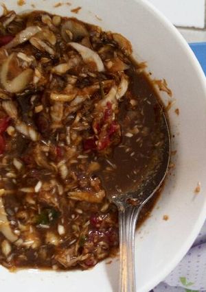 Foto resep Rujak jantung pisang/ontong