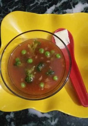 A picture of Broccali tomato soup.