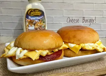 Resep Populer Cheese Burger! Praktis Enak