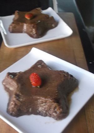 Foto principal de Estrellas de flan de chocolate