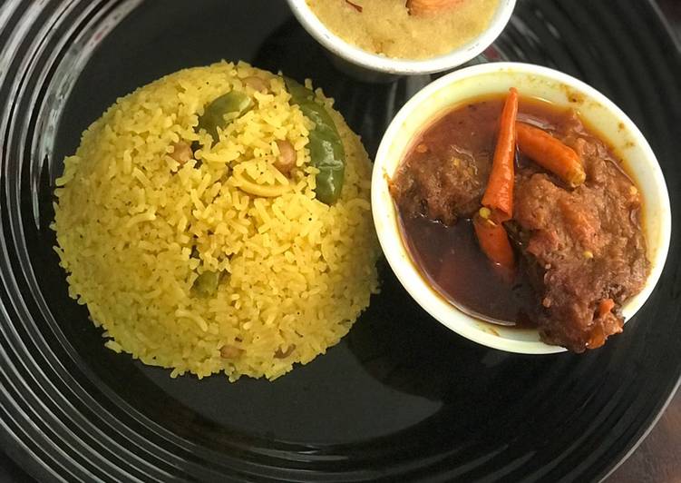 Basanti Pulao 💁🏻‍♀️ (Veg Yellow Pulao)