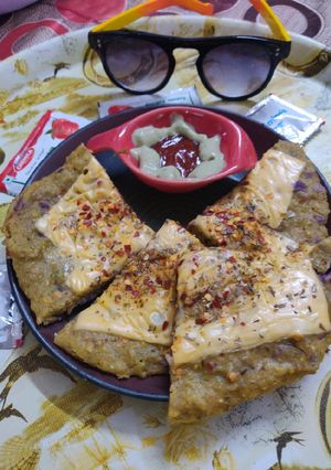 A picture of Moonglate pizza.