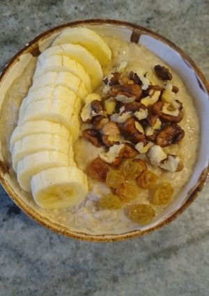 Una foto de Gachas de avena o porridge