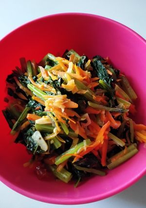 Foto resep Oseng sawo (sawi wortel)